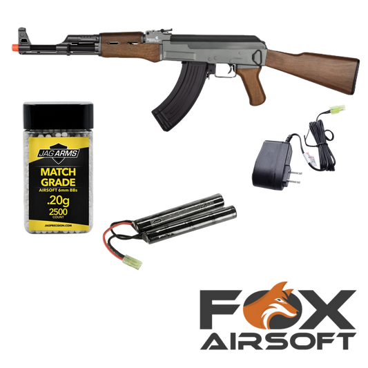 Lancer Tactical Faux Wood AK-47 Starter Kit