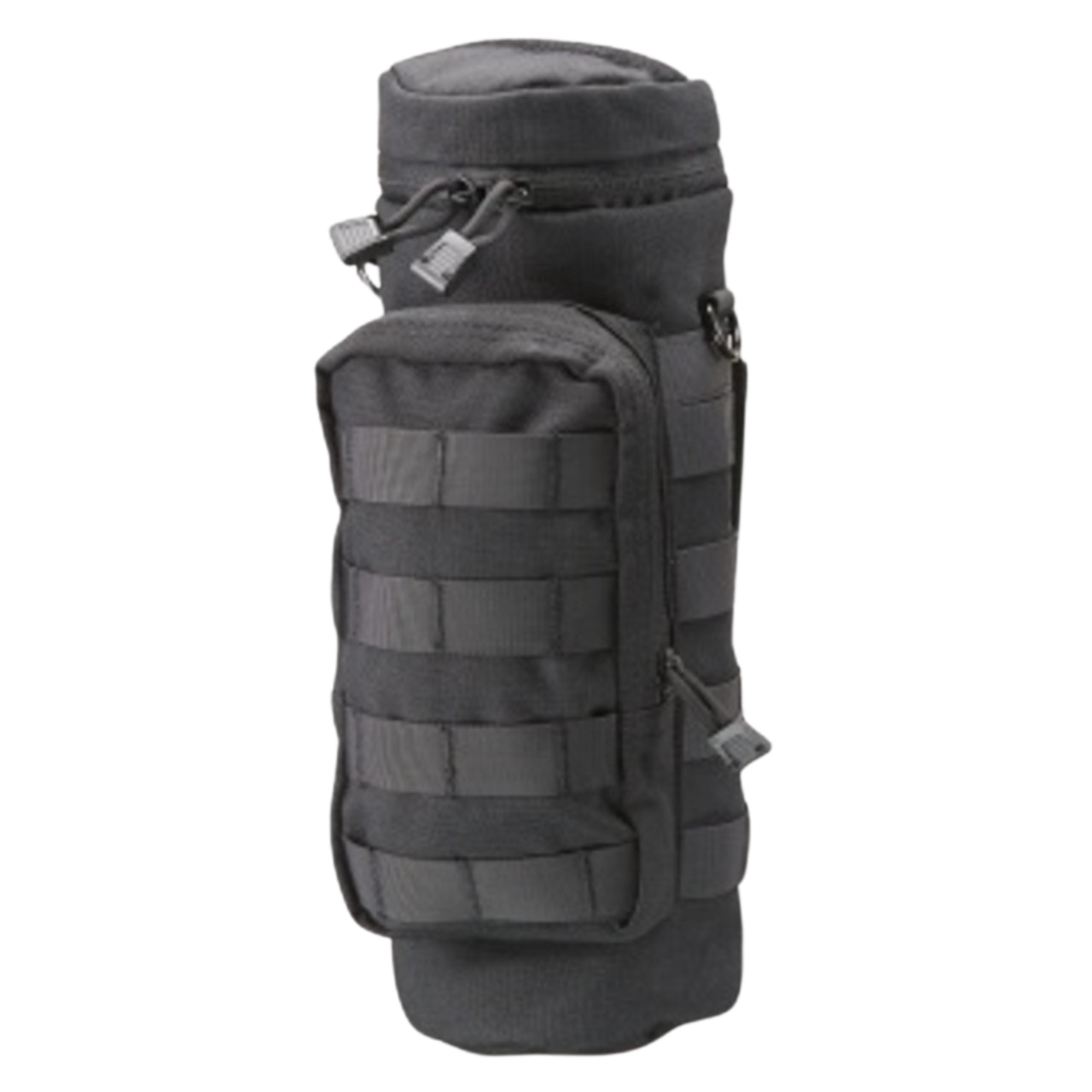 Lancer Tactical Molle Water Bottle Pouch - Black