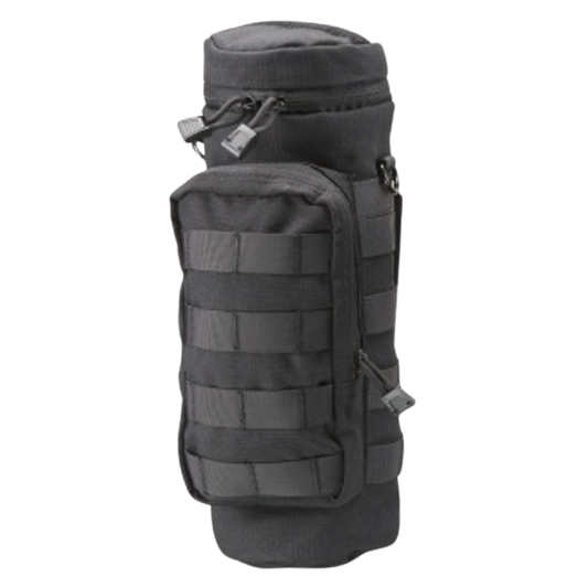 Lancer Tactical Molle Water Bottle Pouch - Black