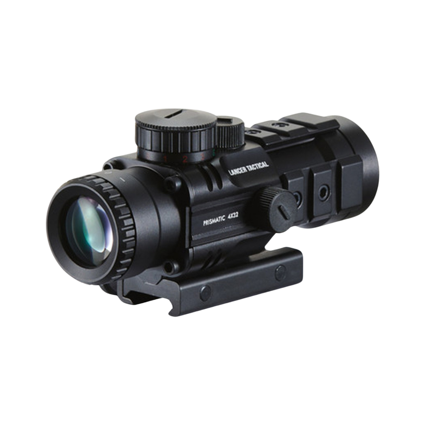 Lancer Tactical Prismatic 4x32 Scope w/ Illuminated Reticle