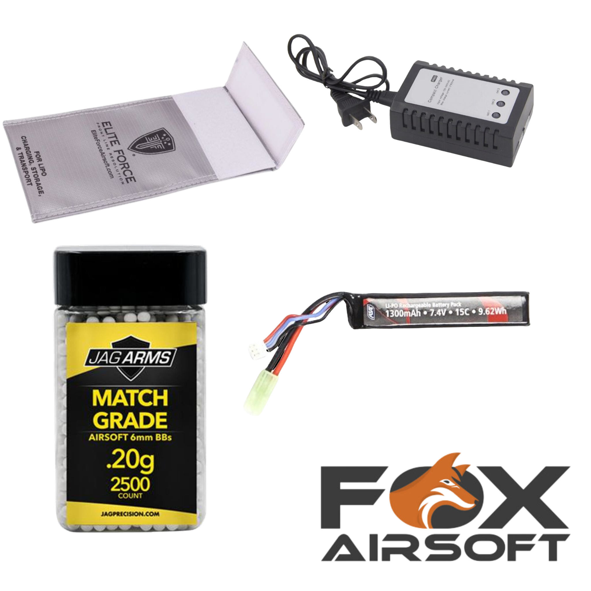 Player Pack LIPO 7.4v Buffer-tube Tamiya – Fox Airsoft