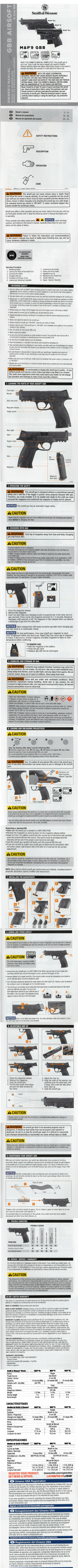 Elite Force S&W M&P 9 Gas Blowback Pistol