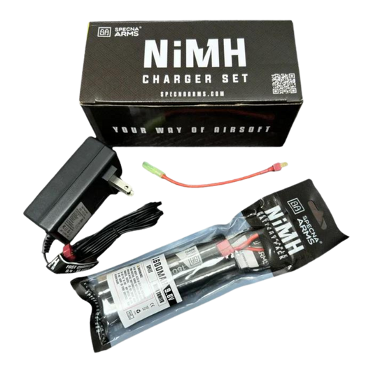 Specna Arms Charger + NiMh 9.6 V 1600 mAh battery pack