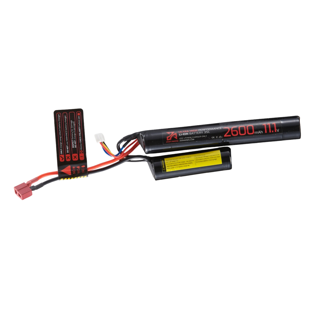 Zion Arms 11.1v 2600mAh Li-ion Nunchuck Deans Battery – Fox Airsoft