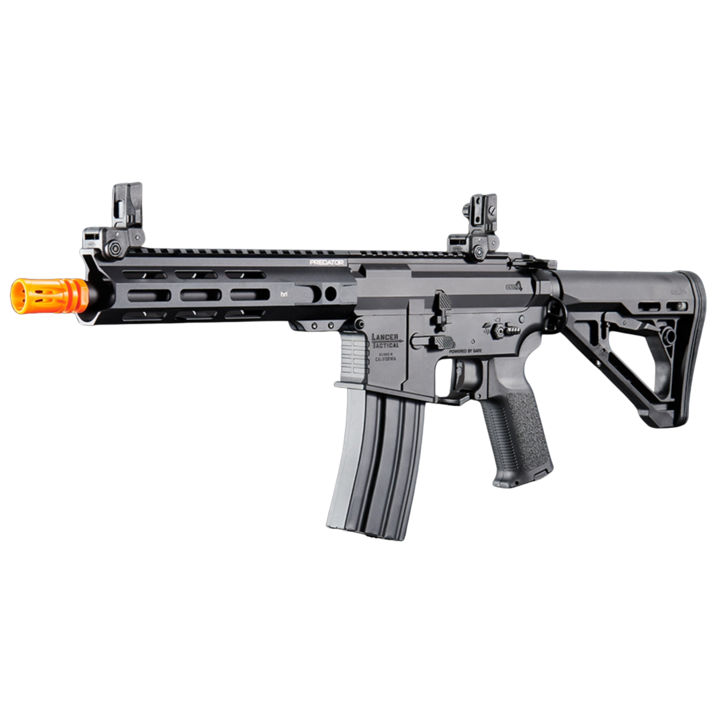 Lancer Tactical Gen 4 Predator 8" CQB AEG w/ Aster II Bluetooth ETU