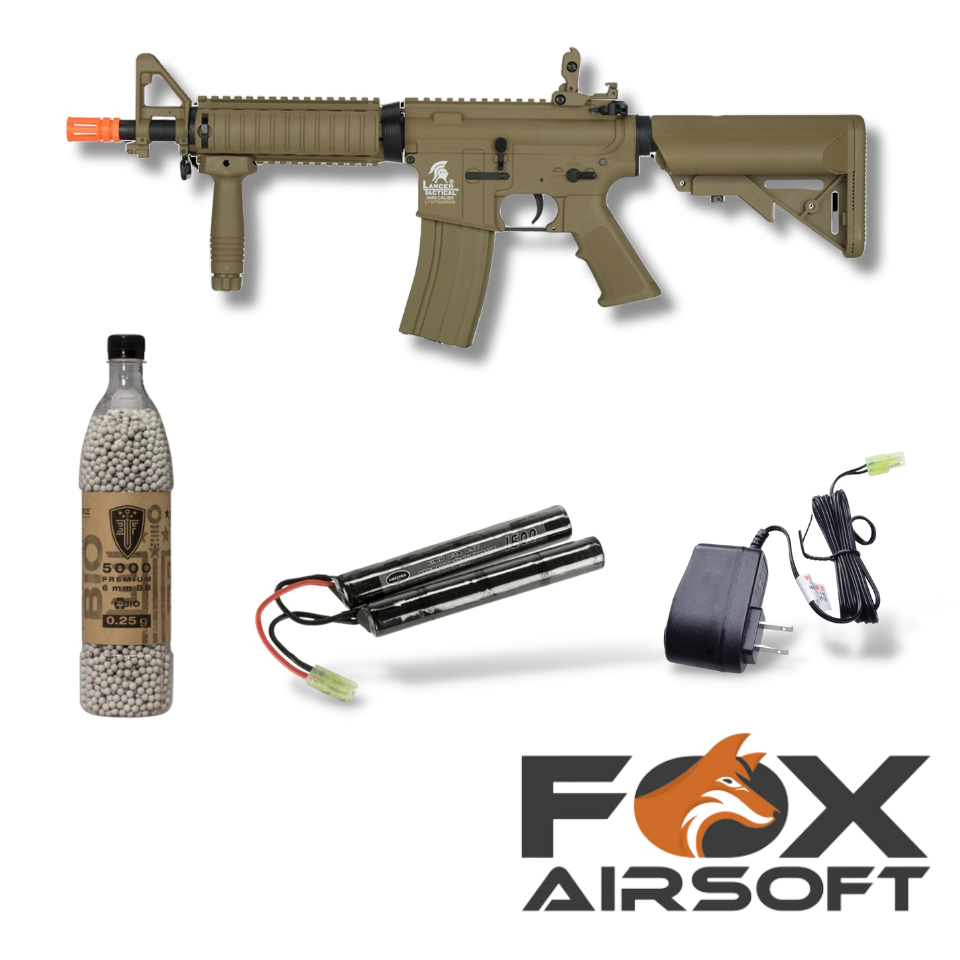 Lancer Tactical MK18 Mod 0 M4 Gen 2 Airsoft Starter Kit