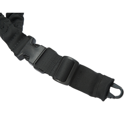 Lancer Tactical Heavy Duty Foam Padded Single Point Sling w/ QD Buckle (Color: Black)