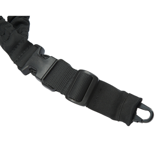 Lancer Tactical Heavy Duty Foam Padded Single Point Sling w/ QD Buckle (Color: Black)