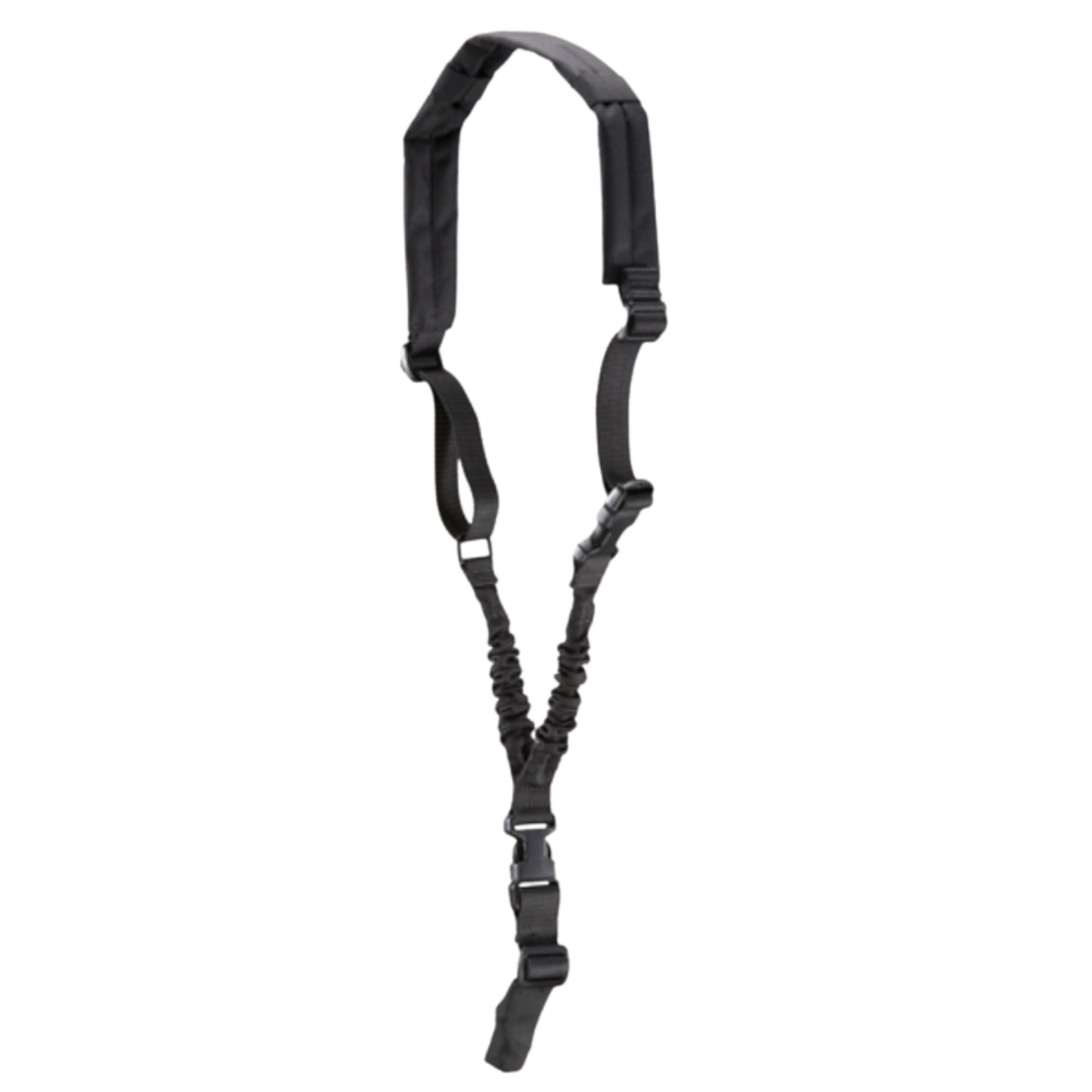 Lancer Tactical Heavy Duty Foam Padded Single Point Sling w/ QD Buckle (Color: Black)